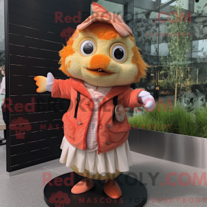 Peach Cod Maskottchen...