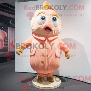 Peach Cod maskotdraktfigur...