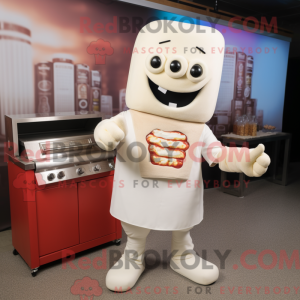 Cream Bbq Ribs mascot...
