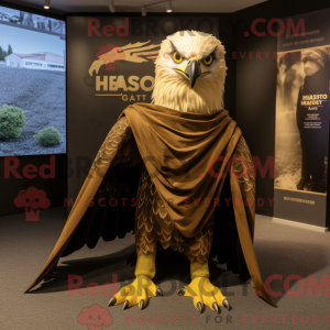 Gold Haast S Eagle maskot...