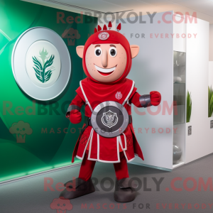 Red Celtic Shield maskot...
