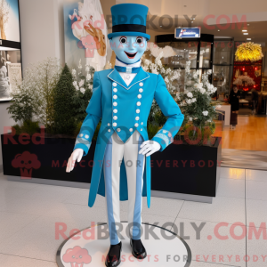 Postava maskota Sky Blue...