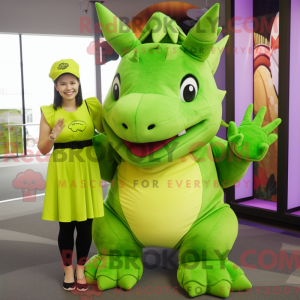 Limegroen Triceratops...