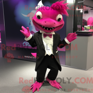 Magenta Axolotls máscara...