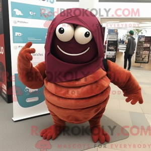 Disfraz de mascota cangrejo...