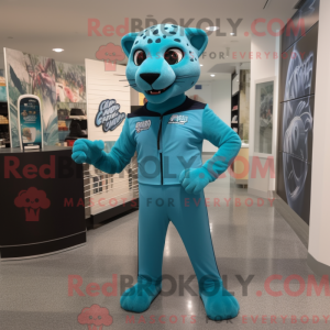 Figura de máscara de jaguar...