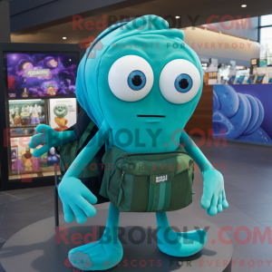 Disfraz de mascota de Teal...