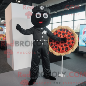 Postava maskota Black Pizza...