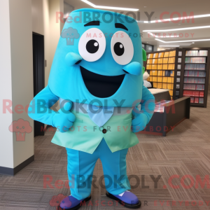 Turquoise Lasagna mascot...