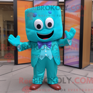 Turquoise Lasagna mascot...