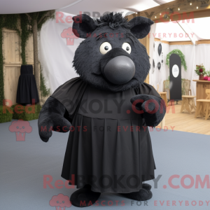Maskottchenkostüm Black Sow...