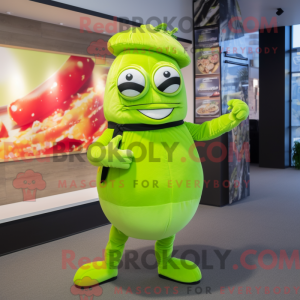 Lime Green Sushi mascot...