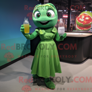 Groene honkbalhandschoen...