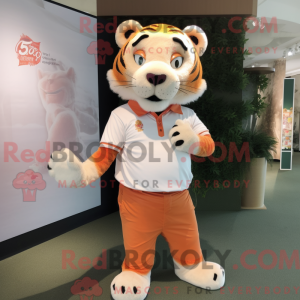 Peach Tiger Maskottchen...
