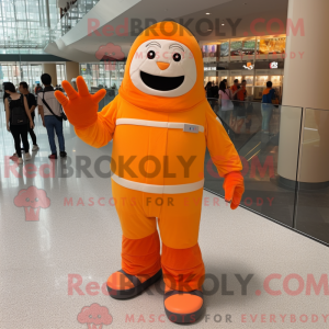 Orange Ice-maskotdraktfigur...