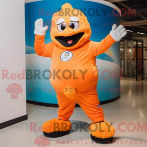 Orange Ice maskot kostume...