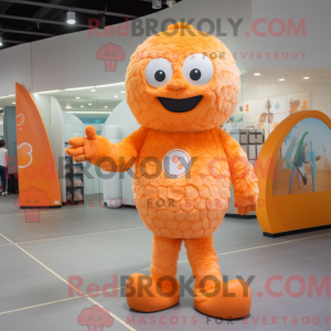 Orange Ice maskot kostume...