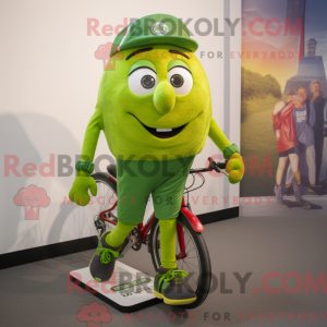 Olive Unicyclist mascot...