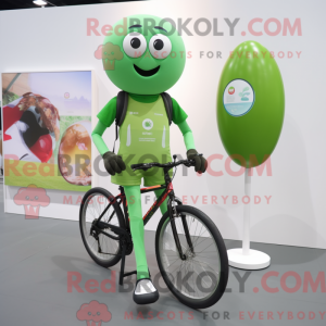 Olive Unicyclist mascot...