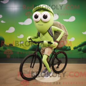 Olive Unicyclist mascot...