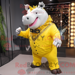 Mascotte de rhinocéros...