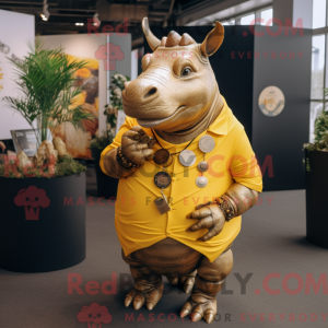 Mascotte de rhinocéros...
