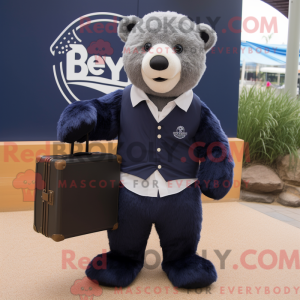 Disfraz de mascota del oso...