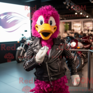Disfraz de mascota Magenta...