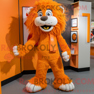 Máscara de leão Orange...