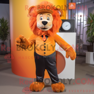 Máscara de leão Orange...