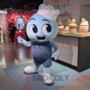 Silver Cupcake mascot...