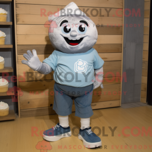 Silver Cupcake mascot...