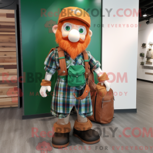 Rust Irish Flag mascot...