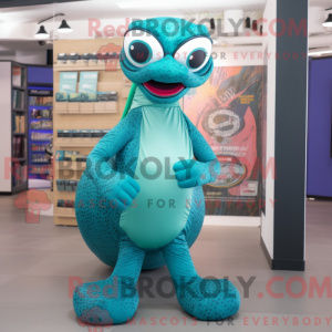 Disfraz de mascota Teal...