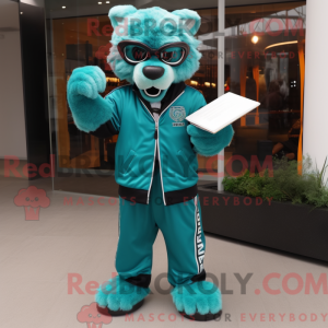 Teal Saber-Toothed Tiger...