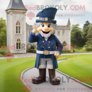 Navy Irish Castle maskot...
