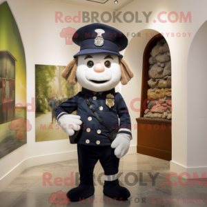Navy Irish Castle maskot...