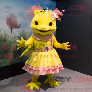 Costume mascotte d Axolotls...