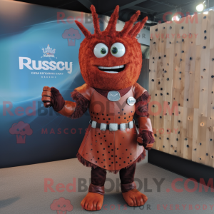 Rust Queen mascottekostuum...