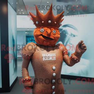 Rust Queen mascottekostuum...