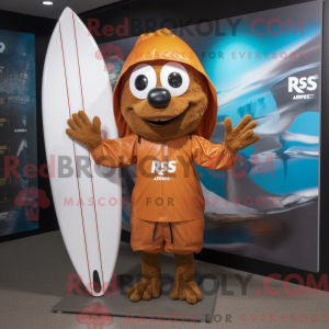 Rust Surfboard maskot drakt...