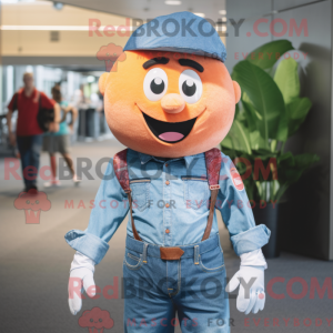 Peach Mango maskot kostume...