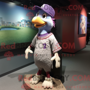 Lavender Woodpecker mascot...