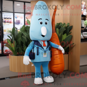 Costume mascotte de carotte...