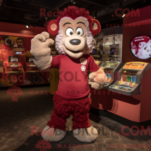 Personaggio mascotte Maroon...