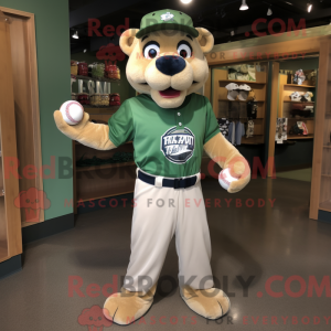 Green Mountain Lion maskot...