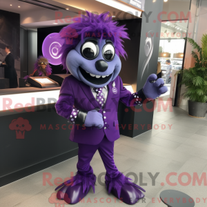 Purple Moussaka mascot...