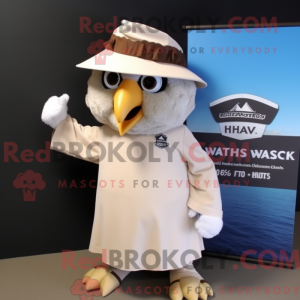 Cream Hawk Maskottchen...