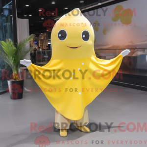 Personaggio mascotte giallo...