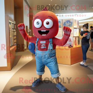 Maroon Cyclops mascot...